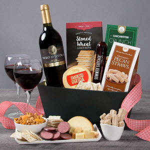 Classic Red Wine Gift Basket 69.99