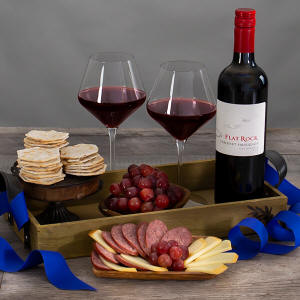 Red Wine Gift Basket 