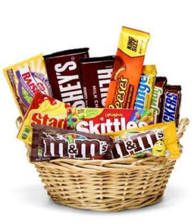 All Candy Basket For A Birthday