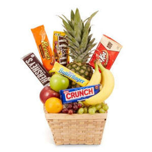 Birthday Fruit & Chocolate Basket